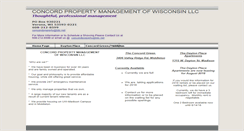 Desktop Screenshot of concordproperty.net